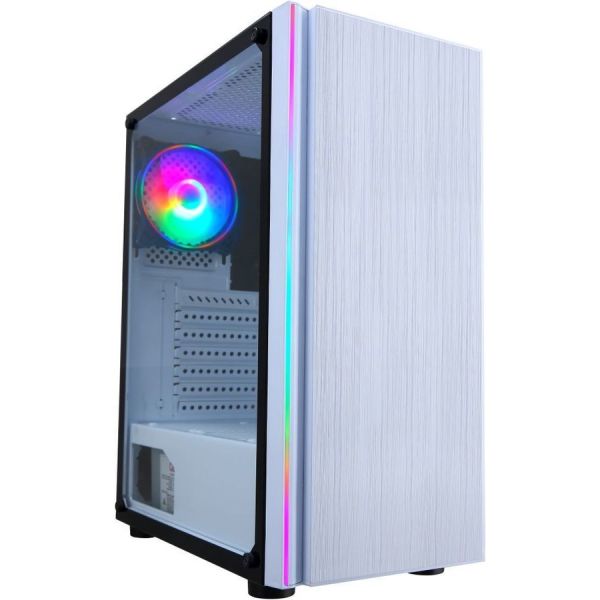 Корпус Formula CL-3302W RGB Midi-Tower белый