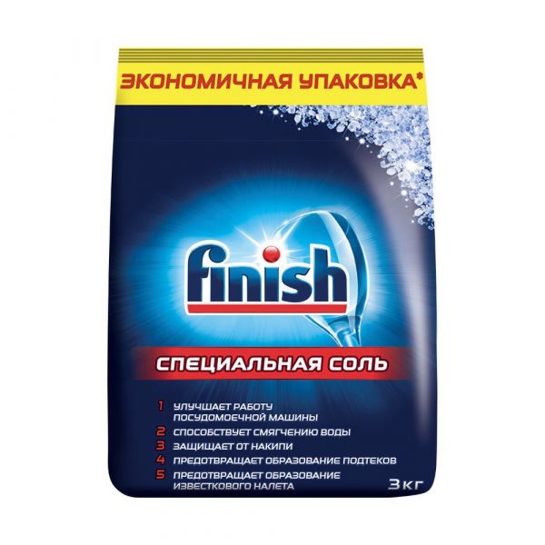 Средство для посудомоечных машин Finish Специальная соль 3 кг [3072341]