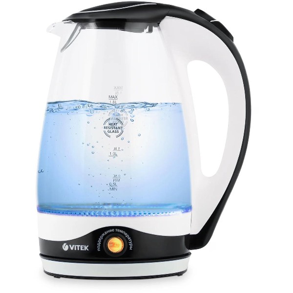 Электрический чайник Vitek VT-7027 черный 1,8 л