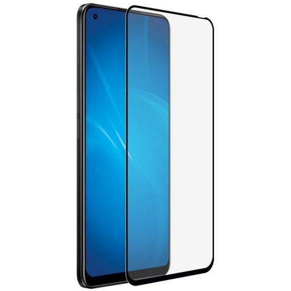 Защитное стекло для экрана DF rmColor-22 [rmcolor-22 (black)] Realme 9 Pro